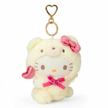 【現貨】Sanrio 天使小熊毛公仔吊飾