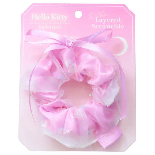 【現貨】Sanrio 多層芭蕾絲帶髮圈