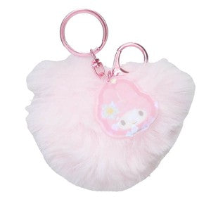 【現貨】Sanrio 心型絨毛鑰匙圈
