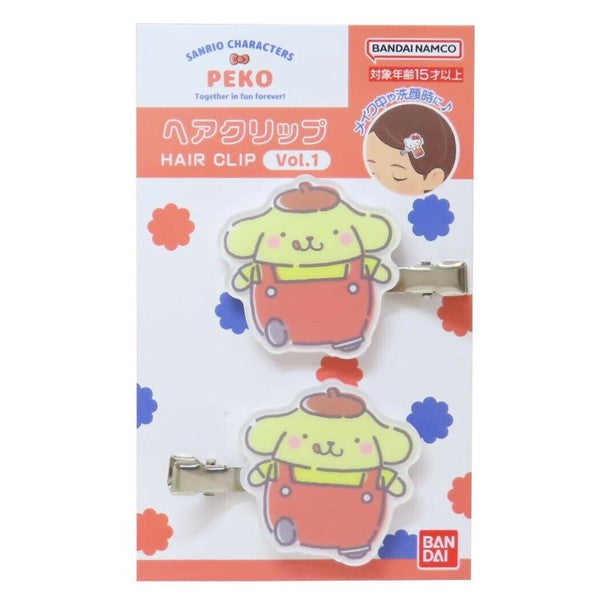 【現貨】[日本限定] PEKO 牛奶妹 x Sanrio Characters 髮夾 Vol.1