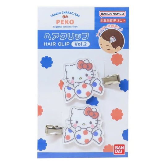 【現貨】[日本限定] PEKO 牛奶妹 x Sanrio Characters 髮夾 Vol.2